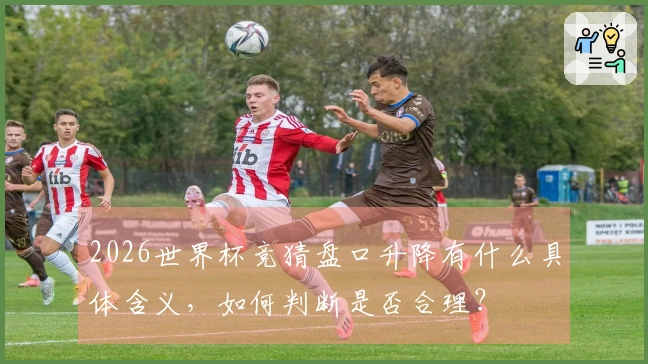 2026世界杯竞猜盘口升降有什么具体含义，如何判断是否合理？