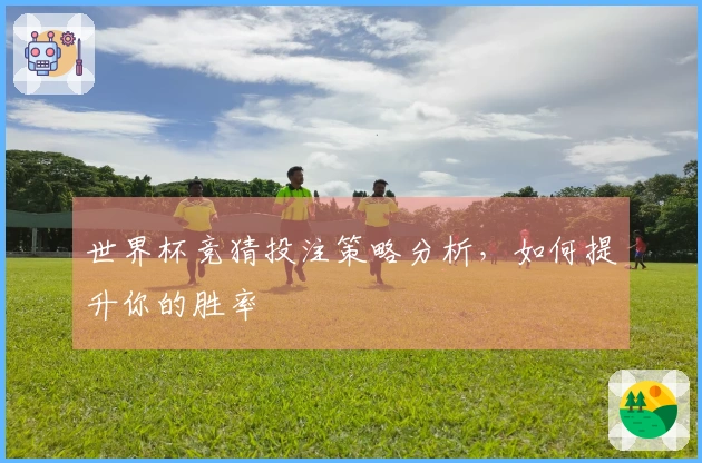 世界杯竞猜投注策略分析，如何提升你的胜率